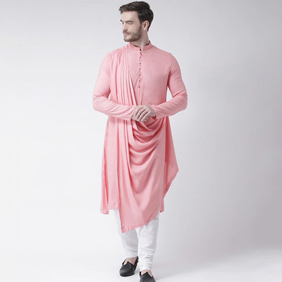 https://daiseyfashions.com/products/men-pink-solid-straight-kurta-with-attached-drape