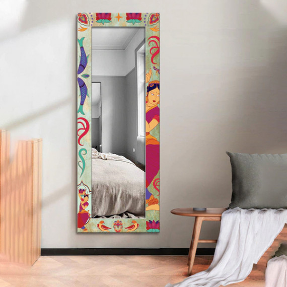 https://daiseyfashions.com/products/red-blue-printed-traditional-dance-patten-wall-art-mirror