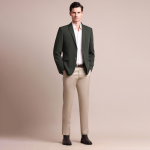 Zero Calorie Fit Notched Collar Single Breasted Formal Blazer