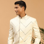 Slim Fit Mandarin Collar Bandhgala Jodhpuri Blazers