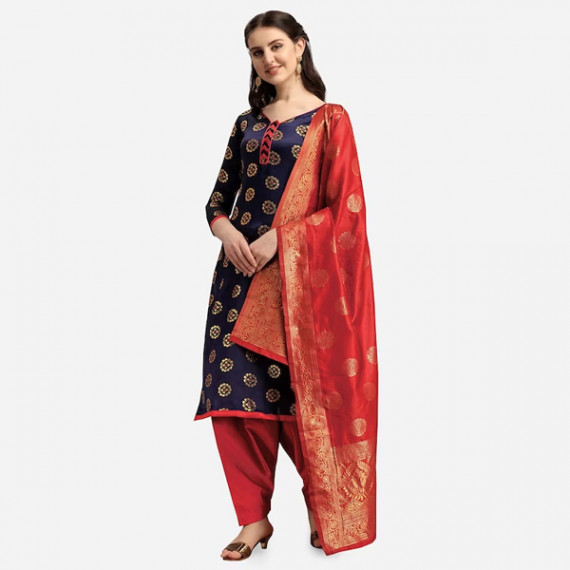 https://daiseyfashions.com/products/navy-blue-red-woven-design-banarasi-unstitched-dress-material