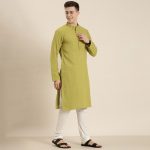 Men Ethnic Motifs Embroidered Chikankari Kurta