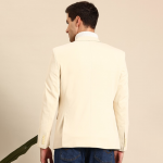 Single-Breasted Notched Lapel Collar Blazer