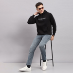 Men Printed Hooded Sweatshirt