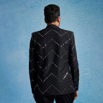 Men Slim Fit Bandhagala Blazer