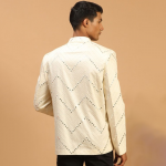 Slim Fit Mandarin Collar Bandhgala Jodhpuri Blazers
