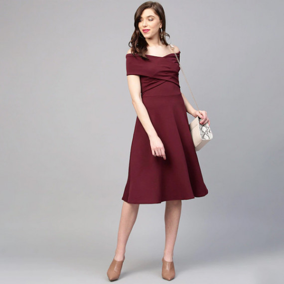 https://daiseyfashions.com/products/burgundy-off-shoulder-pleated-fit-flare-dress
