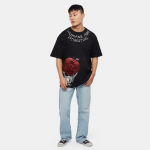 Anime Son of Shinigami Printed Oversized Cotton T-shirt