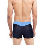 Men Blue Aquashort Swimming Trunks