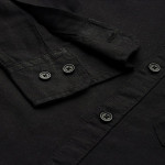 Men Black Slim Fit Cotton Casual Shirt