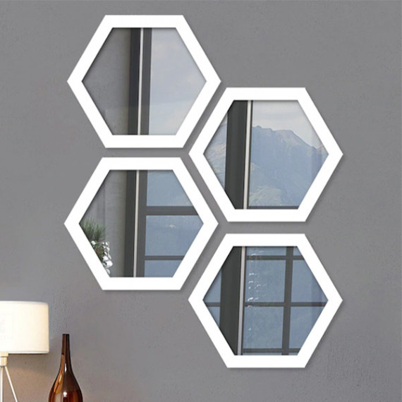 https://daiseyfashions.com/products/set-of-4-white-solid-decorative-hexagon-shaped-wall-mirrors-1