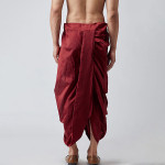 Men Maroon Dhoti Pants