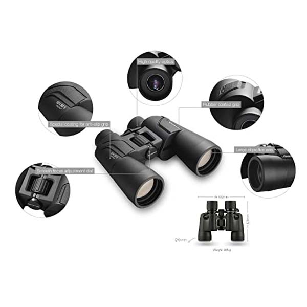 Olympus Binocular 10x50 S Including Strap, case. Sharp Details, Natural Colours, Wide Field of